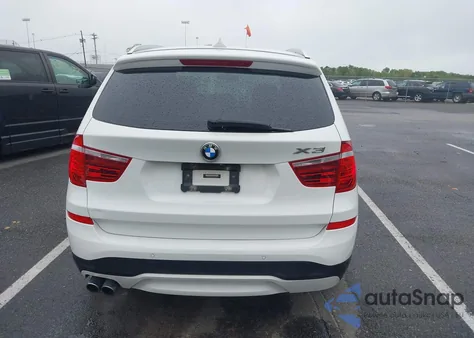 2017 BMW X3 xDrive28I from USA, damaged, VIN 5UXWX9C57H0T09539